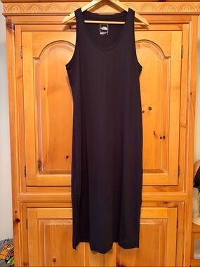 The North Face Black Sleeveless Tank Midi Dress